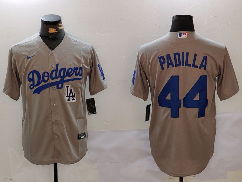 Men Los Angeles Dodgers #44 Padilla Grey Game 2024 Nike MLB Jersey style 6->indianapolis colts->NFL Jersey